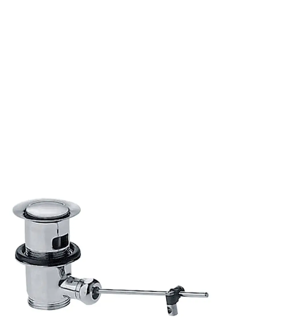 Ablaufgarnitur mit Zugstange für Waschtisch- und Bidetmischer, aus hochwertigem Material, von Hansgrohe, in einem modernen Design, geeignet für verschiedene Waschbecken.